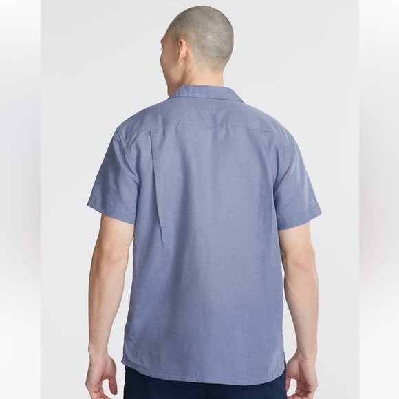 chubbies THE BLUE BERRYMORE LINEN SUNDAY SHIRT - Picture 9 of 16